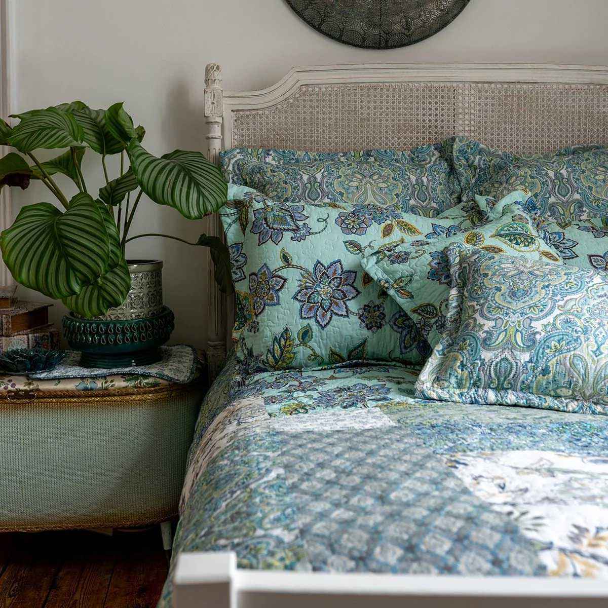 Forever England Cordelia Duck Egg Standard Pillowsham